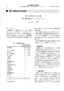 急性腹症 の治療
