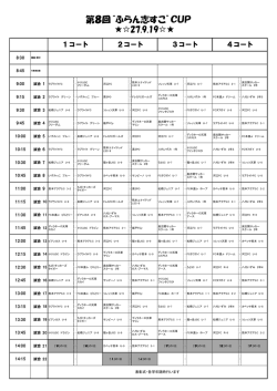 第8回“ふらん志すこ”CUP - 熊本県キッズサッカー協議会