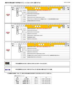 委託代行落札会場 年末年始スケジュール（CAA・IAA・ｼｽﾛｹ・日産ﾌﾟﾗｻﾞｿﾙ）
