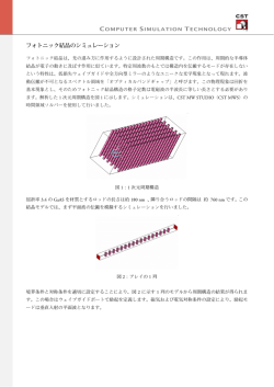フォトニック結晶のシミュレーション