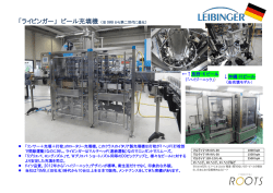 「ライビンガー」 ビール充填機