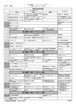 H.27 / 4月