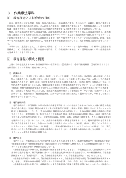 人間科学部 作業療法学科