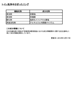 トイレ洗浄中さぼったリング