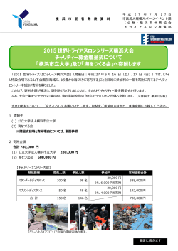 2015 世界トライアスロンシリーズ横浜大会