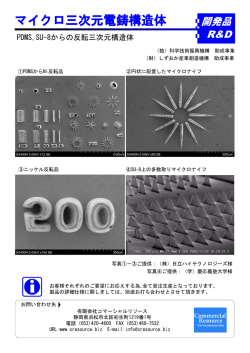 マイクロ電鋳ナイフ - コマーシャルリソース