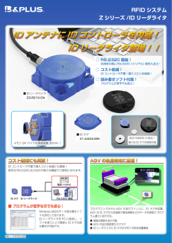 ID アンテナに ID コントローラを内蔵！ ID リーダライタ登場！！