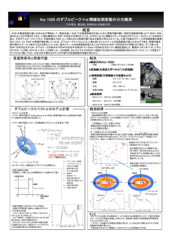 概要 Arp 102B のダブルピーク H&alpha;輝線短期変動の分光観測