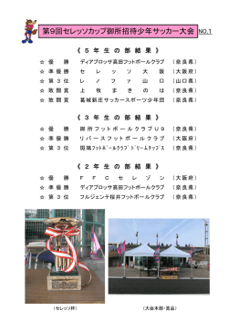 第9回セレッソカップ御所招待少年サッカー大会 NO,1