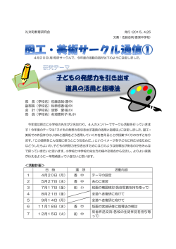 子どもの発想力を引き出す 道具の活用と指導法