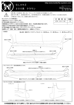 GLANZ 200系 クラウン - Butterfly System