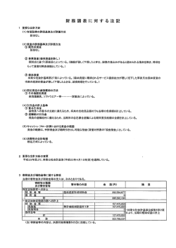 財務諸表に対する注記 要な会静方針 (ー)有価証券の評価遣準及び評価