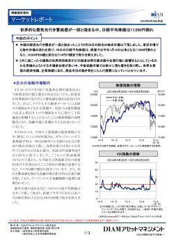 日経平均株価は17000円割れ