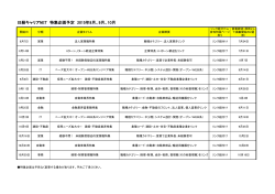 日経キャリアNET 特集企画予定 2015年8月、9月、10月