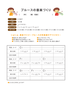 ブルースの音楽づくり