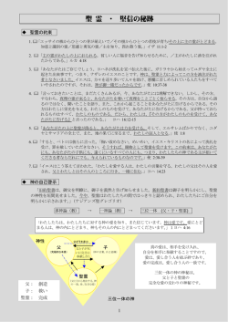 聖 霊 ・ 堅信の秘跡