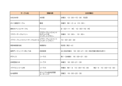 メンバー募集サークル