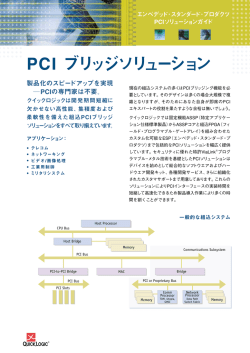 PCI ブリッジソリューション