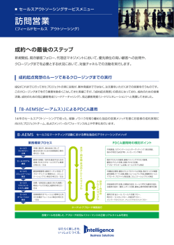 訪問営業 - 株式会社インテリジェンス ビジネスソリューションズ