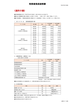 利用者負担説明書 リハ加賀 H27.8 (1).xlsx