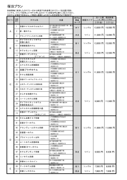 宿泊プラン