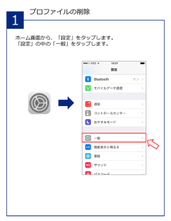 プロファイルの削除 - J