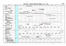 平成27年度 ユーザ協会 西三河地区協会 活動施策 スケジュール（案