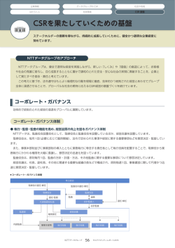 CSRを果たしていくための基盤（PDF：22ページ, 790KB）