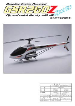 Fly, and catch the sky with JR. Gasoline Engine Powered