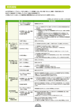 利用規程