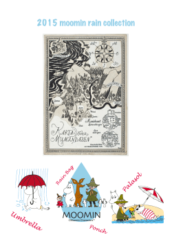 2015 / Moomin Rain Collection Catalog