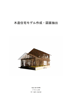 木造住宅モデル作成・図面抽出マニュアル (pdf 773kb)
