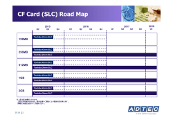 CF Card Roadmap（SLC/MLC）