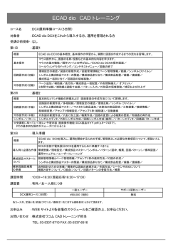詳細（PDF - ECAD dio