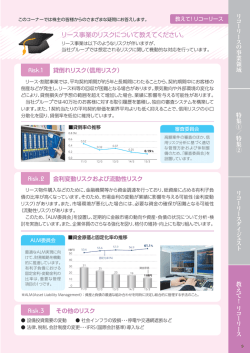 リース事業のリスクについて教えてください。 Risk.1 Risk.2