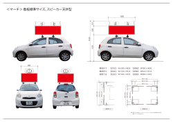 ＜マーチ＞ 看板標準サイズ、スピーカー天井型