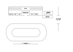 三旗掲揚台 招集場所 （第1コール） 選手受付 来賓席 本部 放送 陸上