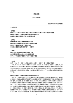 南ア月報 （2015年2月）