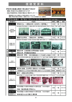 視 聴 覚 資 料