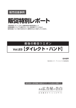 販促特別レポート