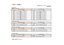 新旧パーツ対照表