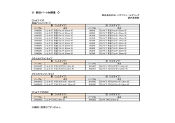 新旧パーツ対照表