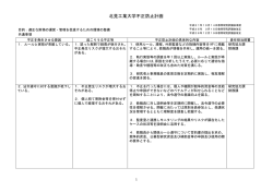 北見工業大学不正防止計画