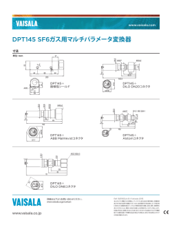 DPT145 SF6ガス用マルチパラメータ変換器