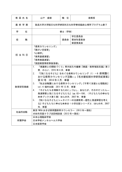 山下 直樹 - 名古屋短期大学