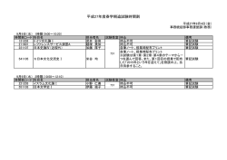 H27追試験時間割[PDF資料]