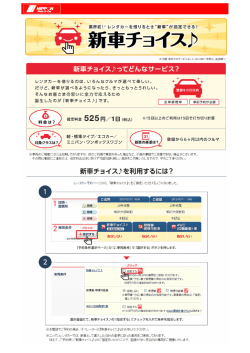 レンタカーを借りるとき"新車"