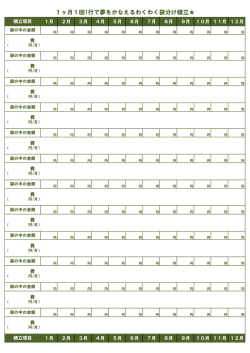 袋わけ推移表