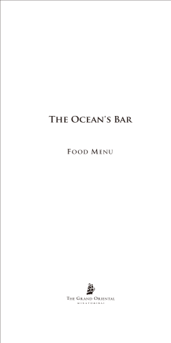The Ocean`s Bar