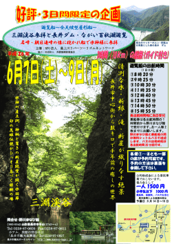 三淵渓谷 - samidare